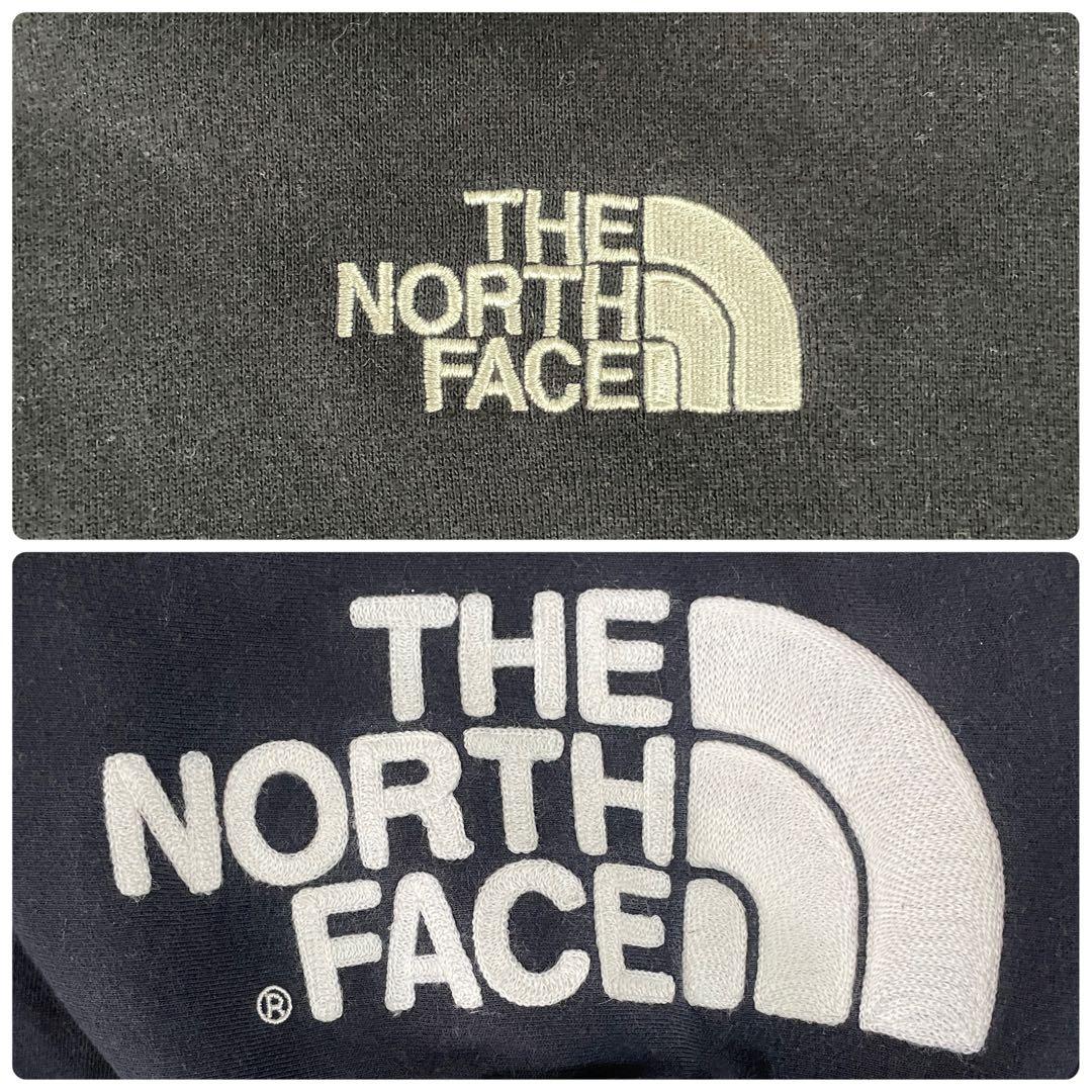 【美品】THE NORTH FACE ジップアップパーカー ビックロゴ L