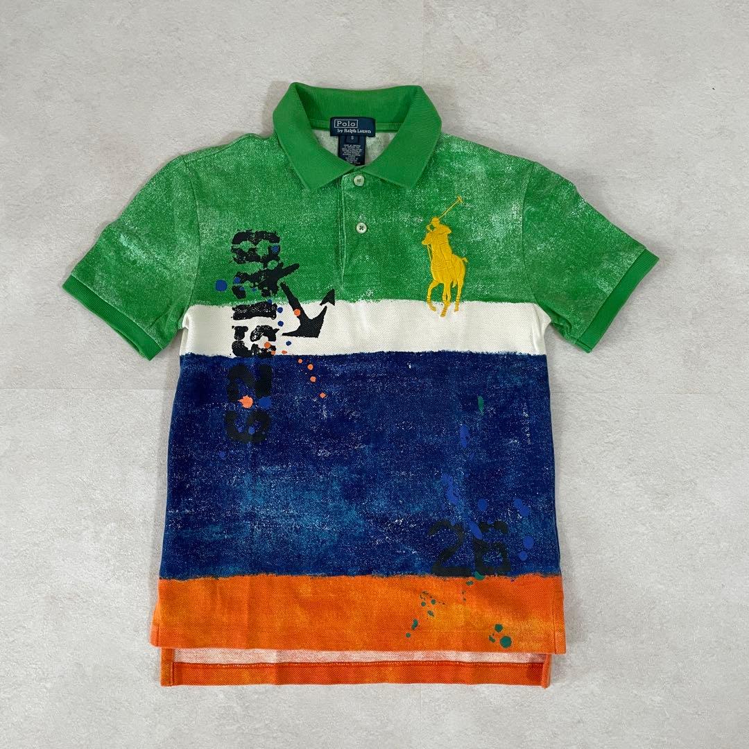 【美品】90s POLO RALPH LAUREN ポロシャツ ビックポニー