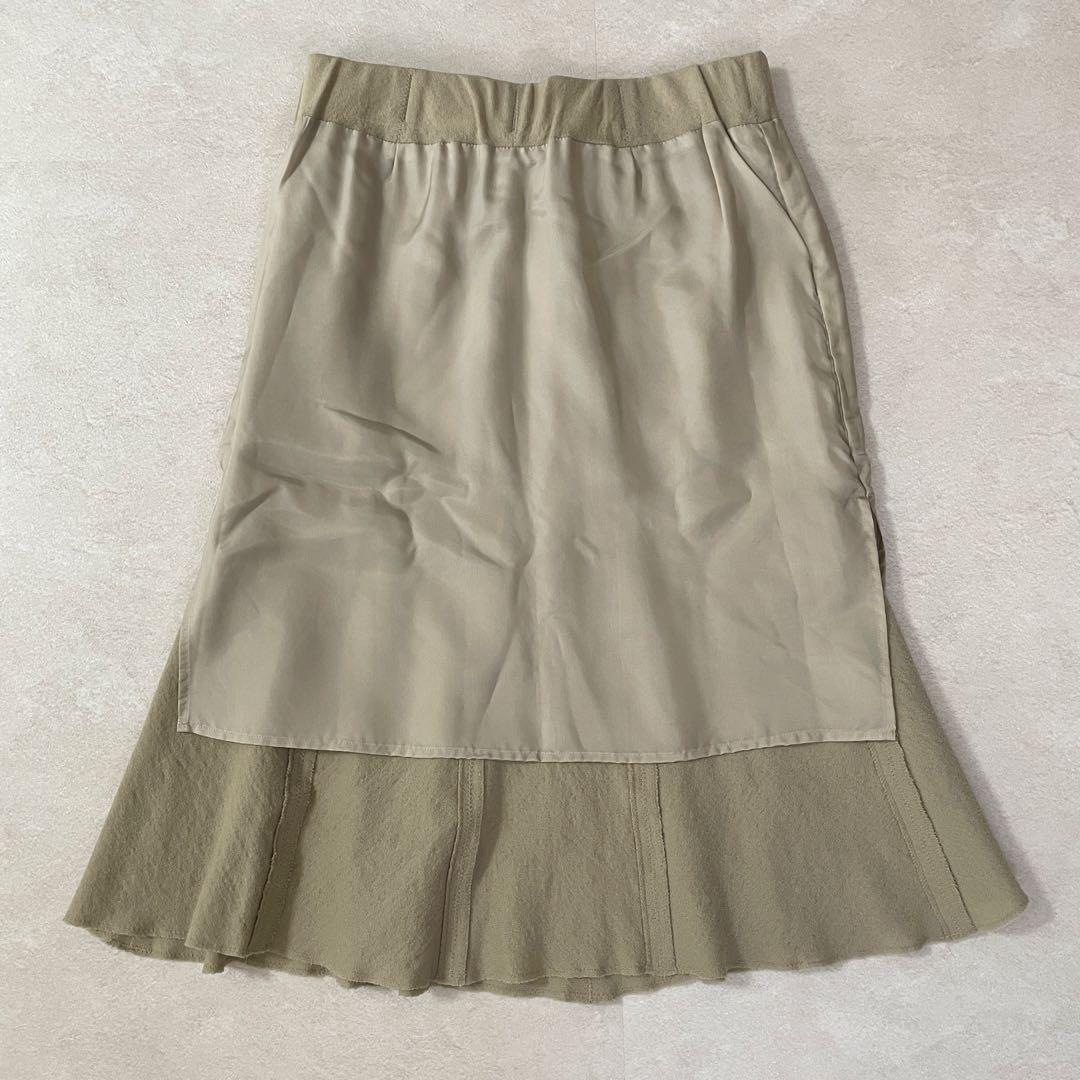 【美品】JURGEN LEHL スカート サイズM ベージュ