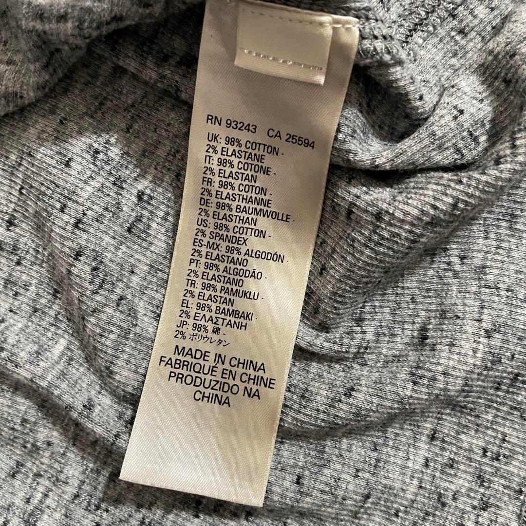 【美品】DIESEL 長袖 プルオーバー パーカー サイズL グレー