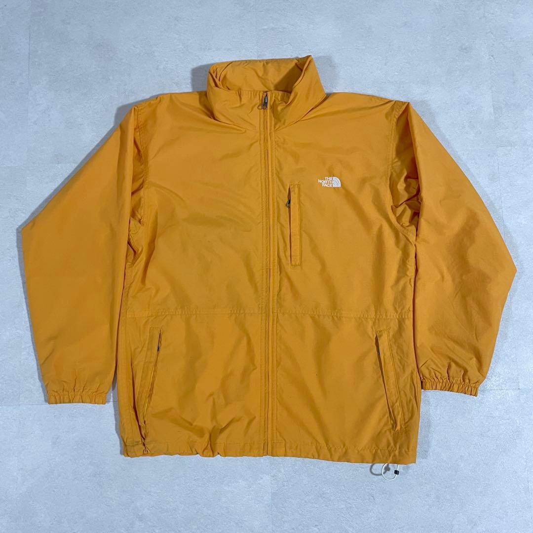 古着 THE NORTH FACE ナイロンジャケット Mサイズ オレンジ