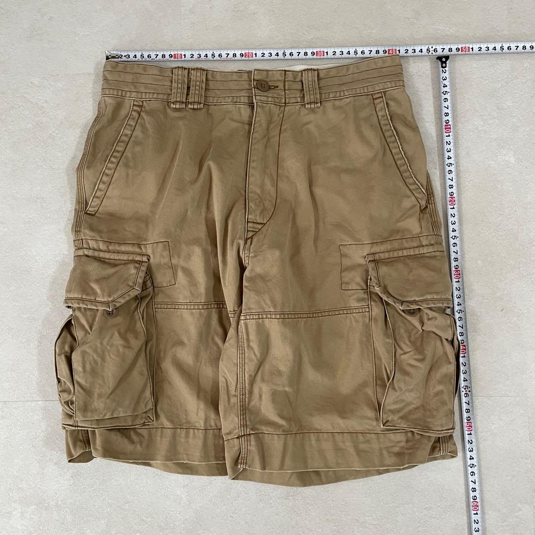 古着 POLO RALPH LAUREN ハーフパンツ サイズ32 ブラウン