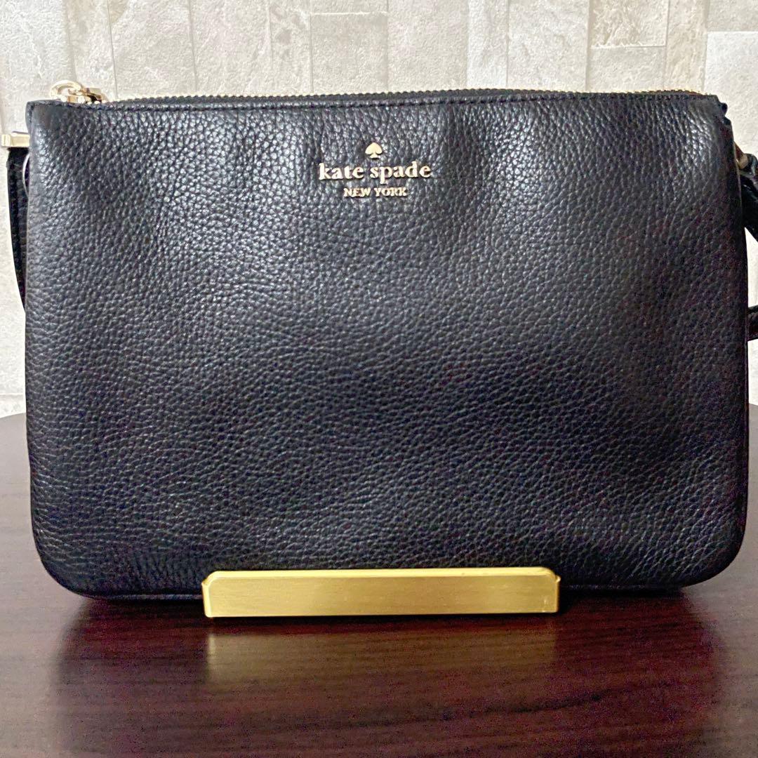 訳あり新品 kate spade ショルダーバッグ ブラック