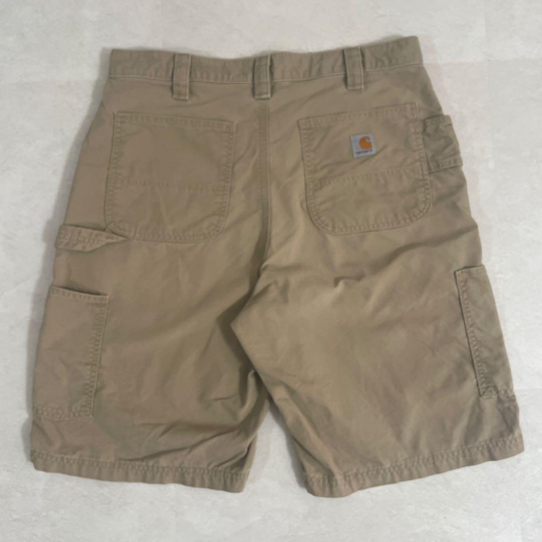 【人気商品】古着 Carhartt ハーフパンツ サイズ34 ベージュ