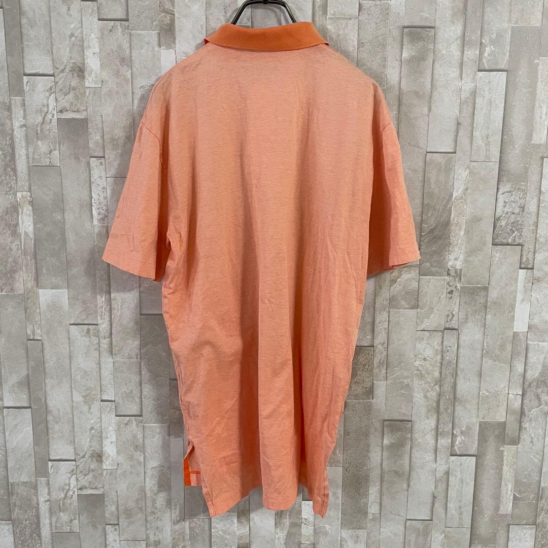 90s POLO RALPH LAUREN 半袖ポロシャツ XS オレンジ