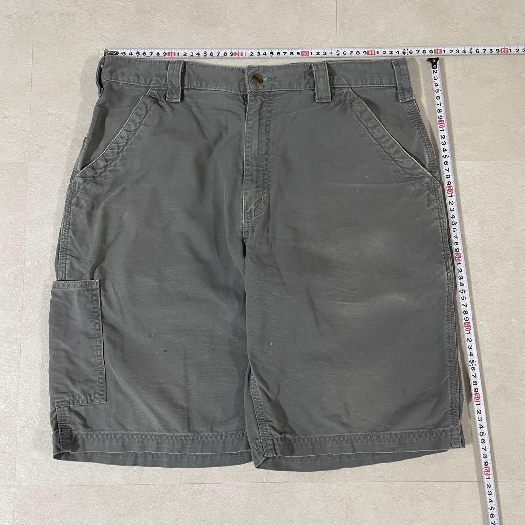 古着 carhartt ハーフパンツ サイズ36 グレー