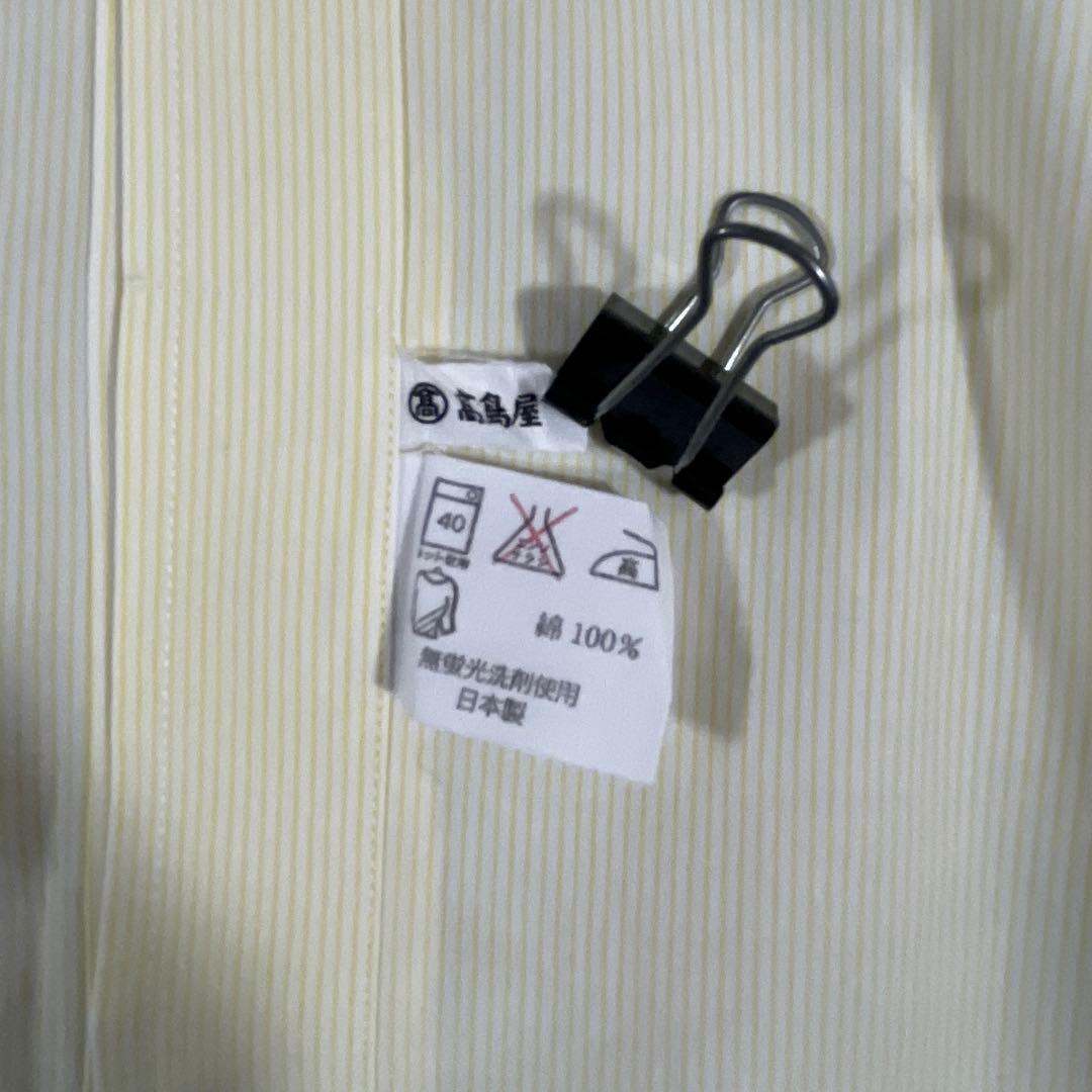 古着 BURBERRY LONDON 長袖シャツ 日本製 イエロー