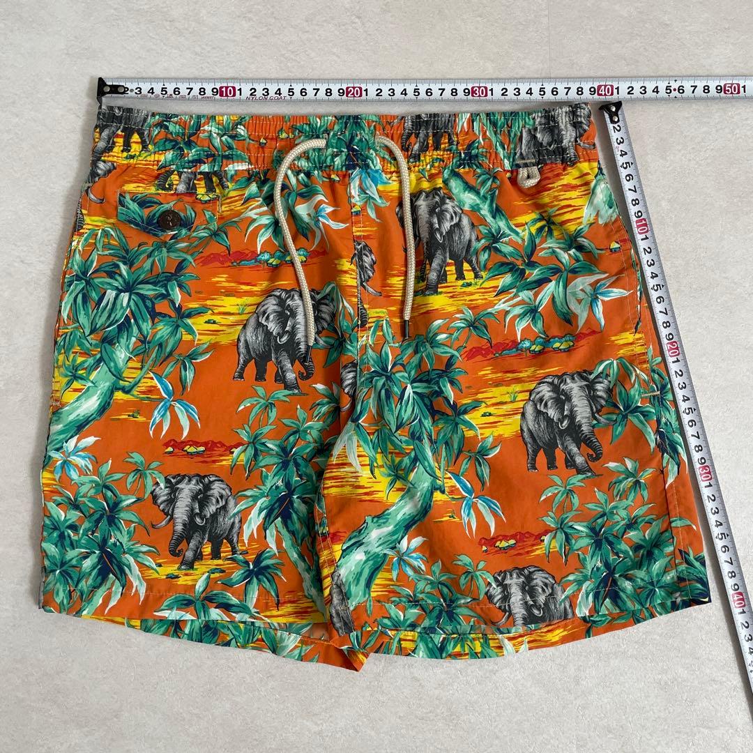 古着POLO RALPH LAUREN スイムショーツ サイズ S 総柄