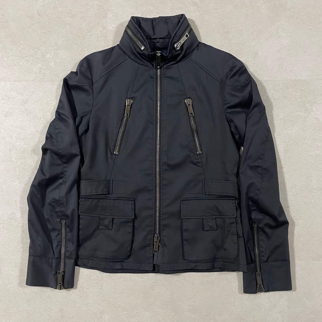古着 BURBERRY LONDON ミリタリージャケット イタリア製 黒