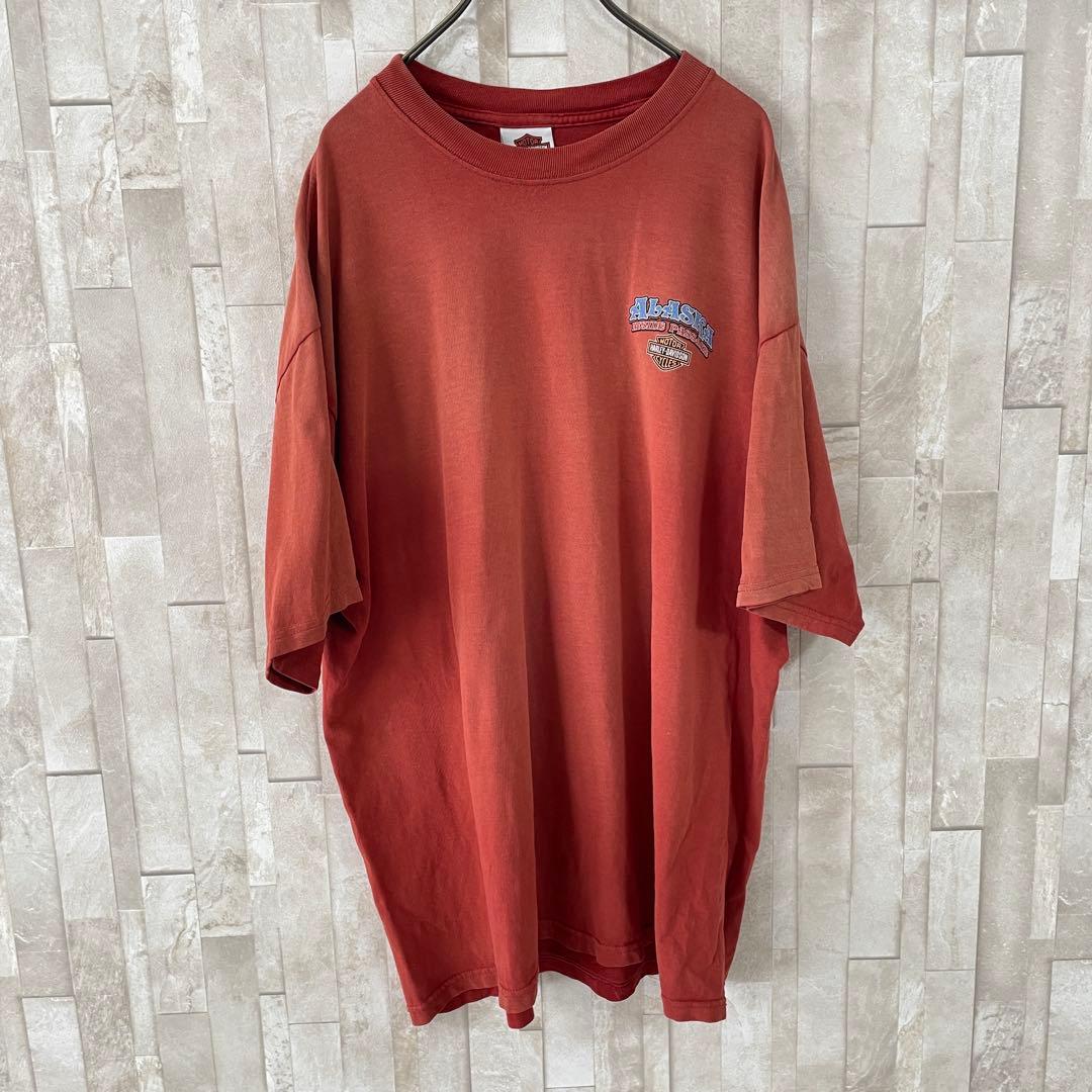 古着 HARLEY-DAVIDSON 半袖Tシャツ サイズXL レッド系