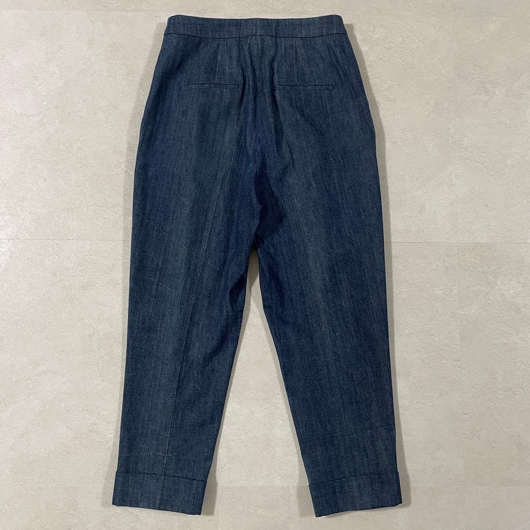 【希少美品】ODEEH テーパードパンツ デニ厶 サイズ36 ネイビー