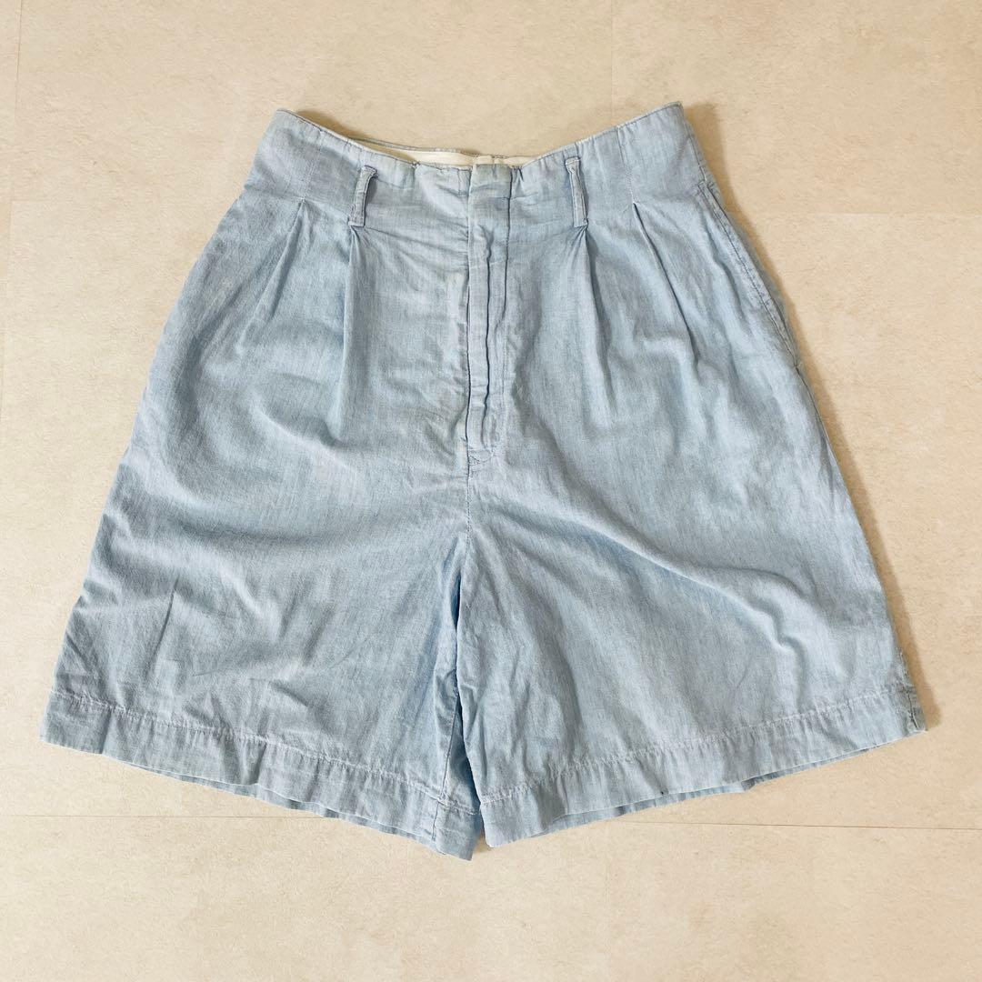 90s RALPH LAUREN ハーフパンツ サイズ6 ライトブルー
