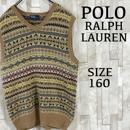 【希少】 90s POLO RALPH LAUREN カシミヤ ニット 160
