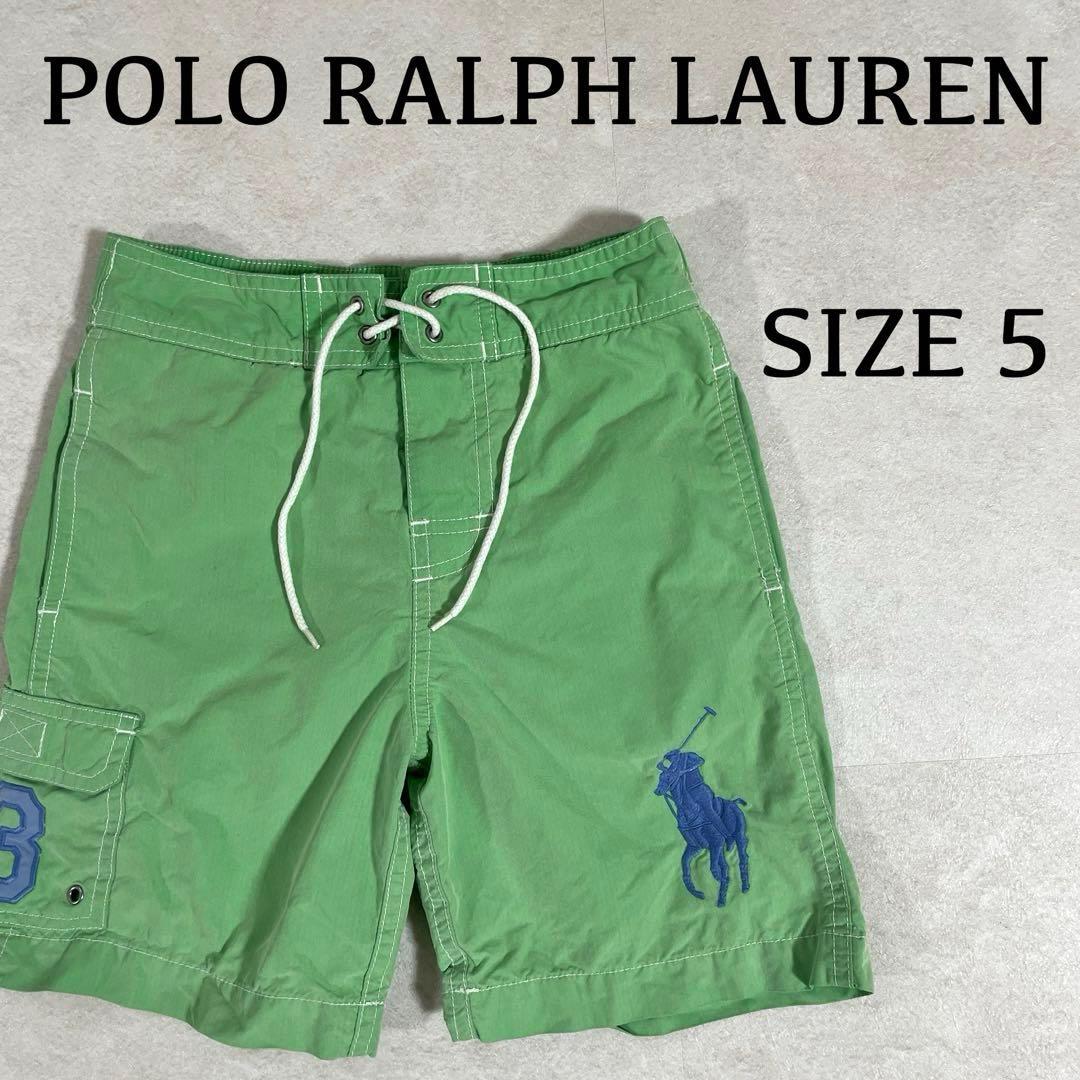 【美品】POLO RALPH LAUREN スイムショーツ サイズ5 グリーン