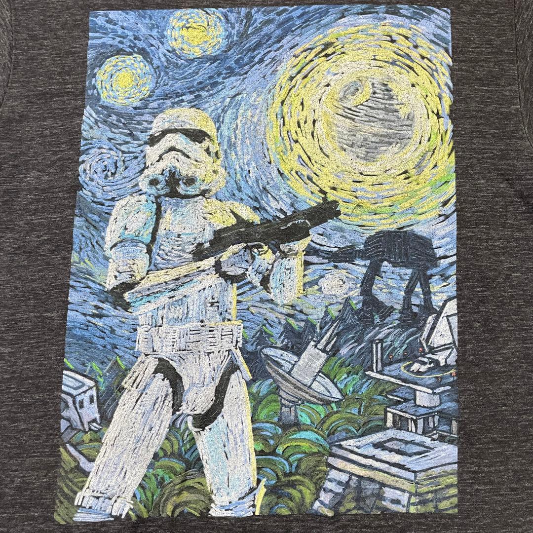 【美品】古着 STAR WARS ストームトルーパー 半袖Tシャツ S ゴッホ調