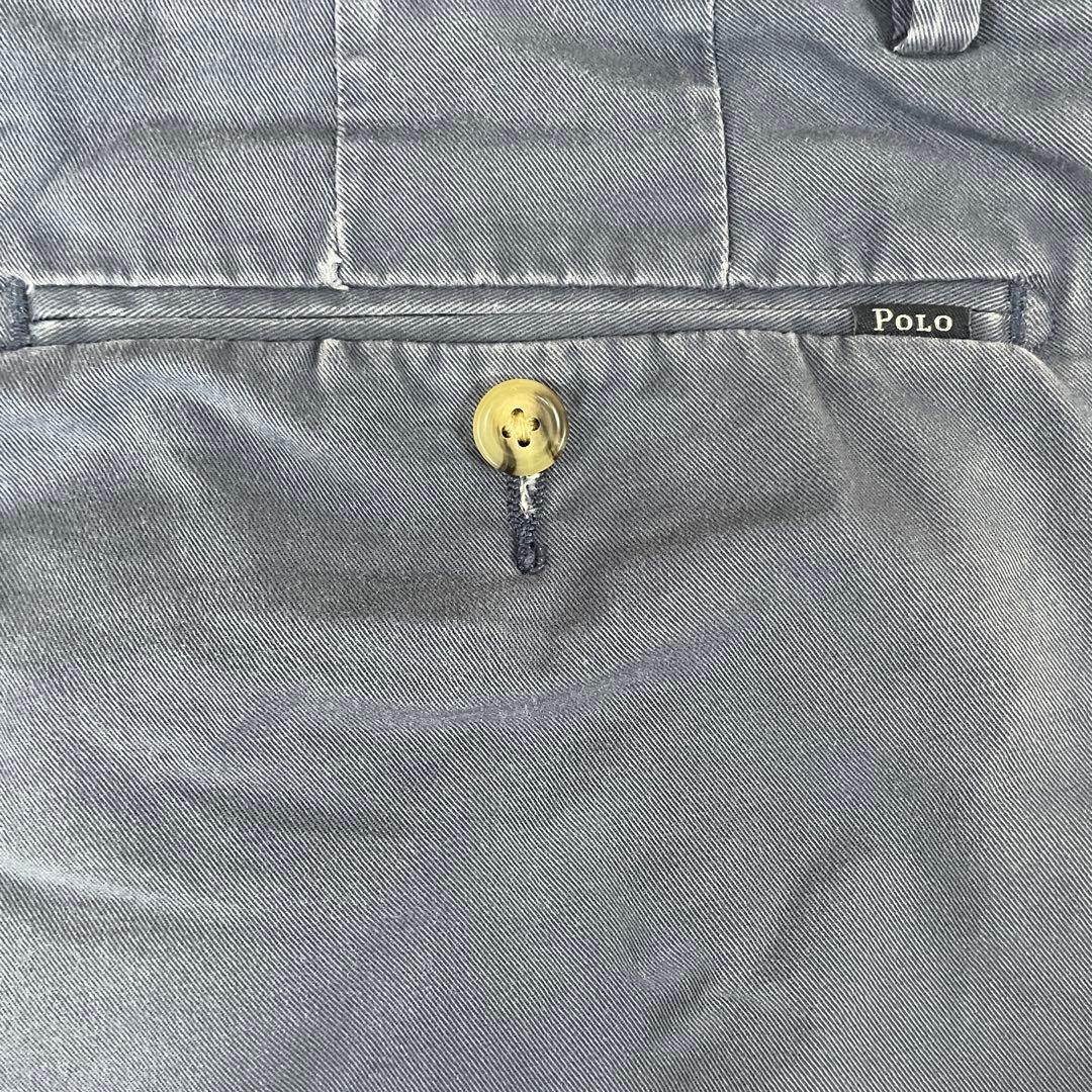 古着POLO RALPH LAUREN ハーフパンツ サイズ35 ネイビー