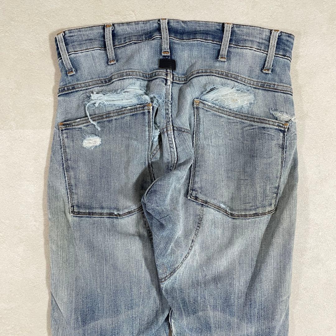 【美品】G-Star RAW デニム ジーンズ ダメージ加工 サイズ30