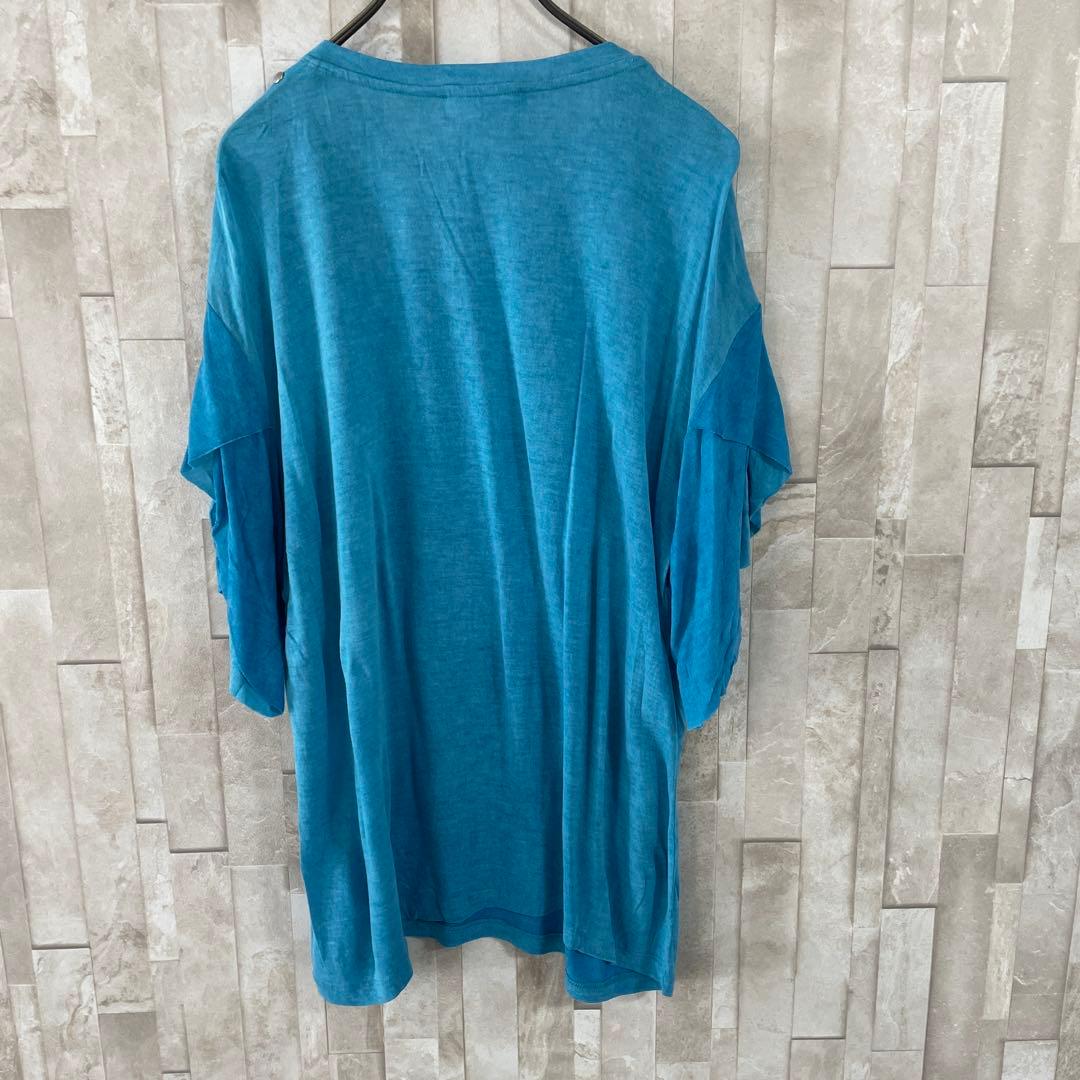 【美品】DIESEL 半袖Tシャツ サイズS ブルー
