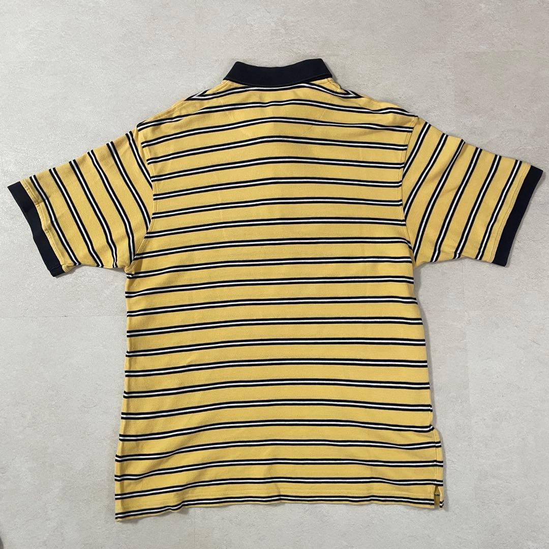 90s POLO RALPH LAUREN ポニー刺繍 半袖ポロシャツ ボーダー