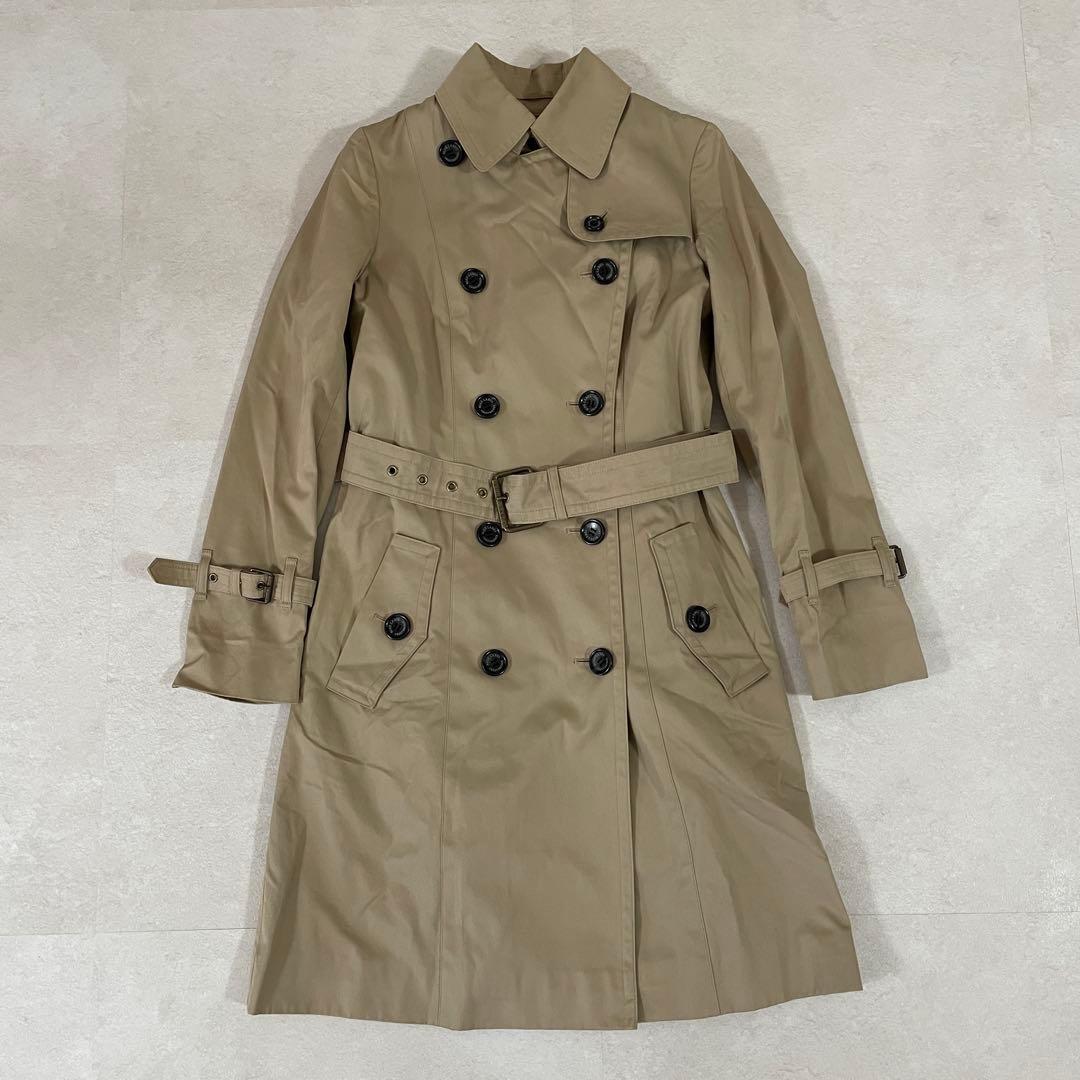 【2枚組】ブルーレーベル クレストブリッジ トレンチコート ダブルブレスト