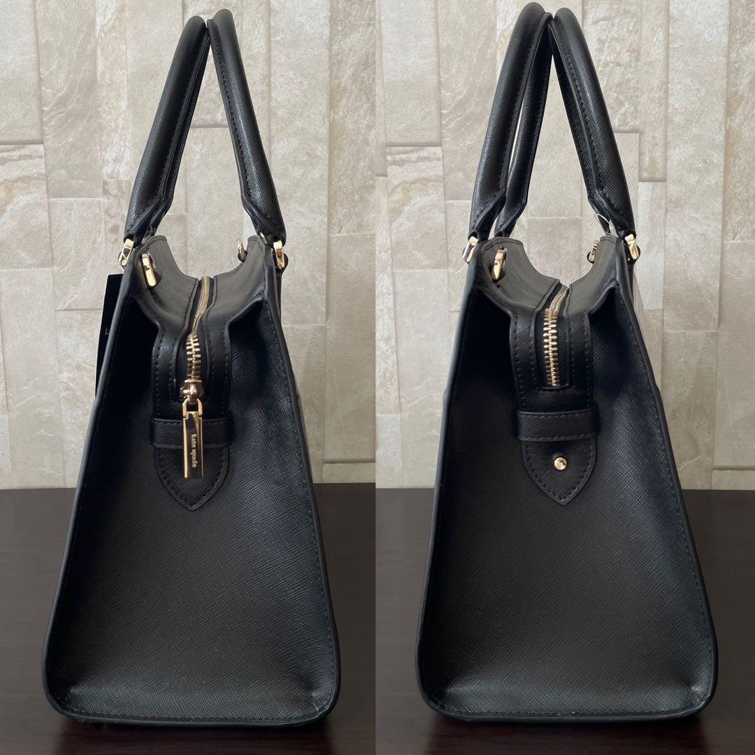 訳あり新品 kate spade ハンドバッグ 2way 黒