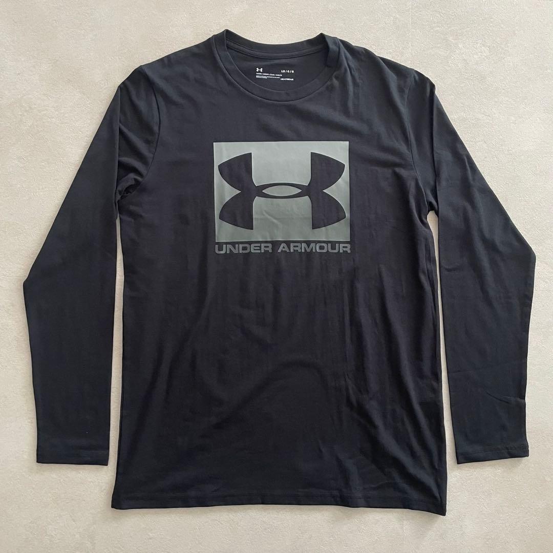 【美品】古着 UNDER ARMOUR 長袖Tシャツ Lサイズ ブラック