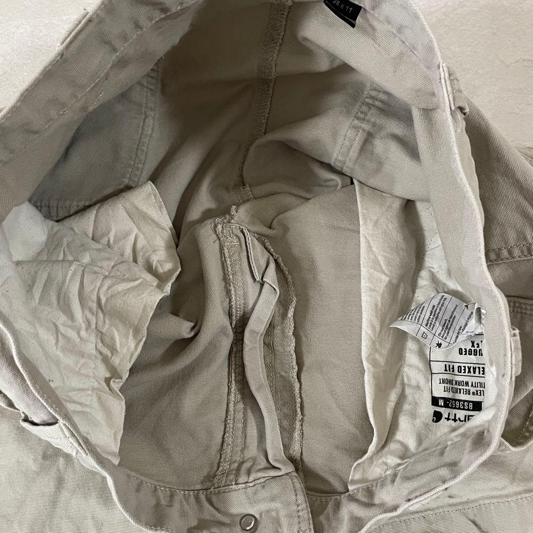 古着 carhartt ハーフパンツ BS3652 サイズ36 ベージュ