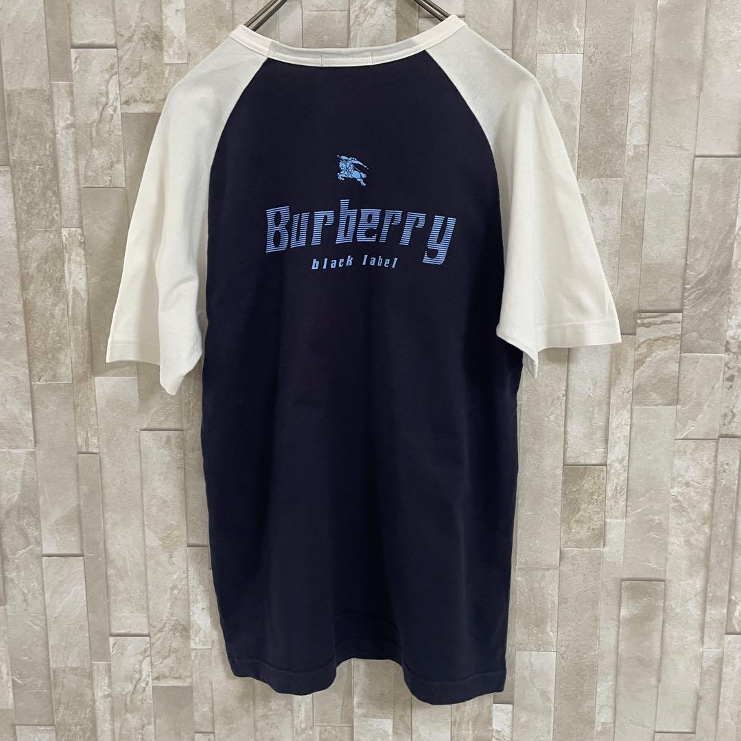 BURBERRY BLACKLABEL バックプリント 半袖Tシャツ 2サイズ