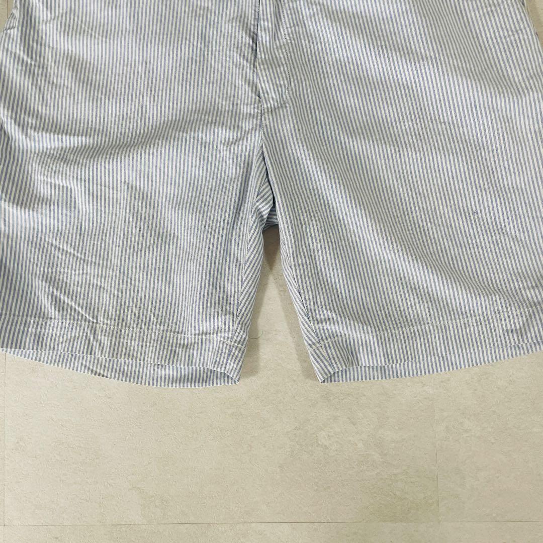 古着POLO RALPH LAUREN ハーフパンツ サイズ38 ストライプ柄