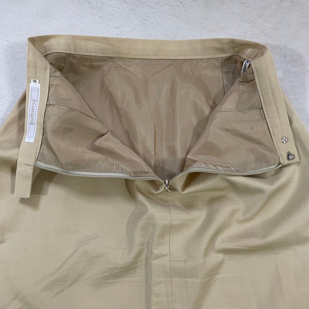 90s BURBERRYS 膝丈スカート サイズ40 ベージュ