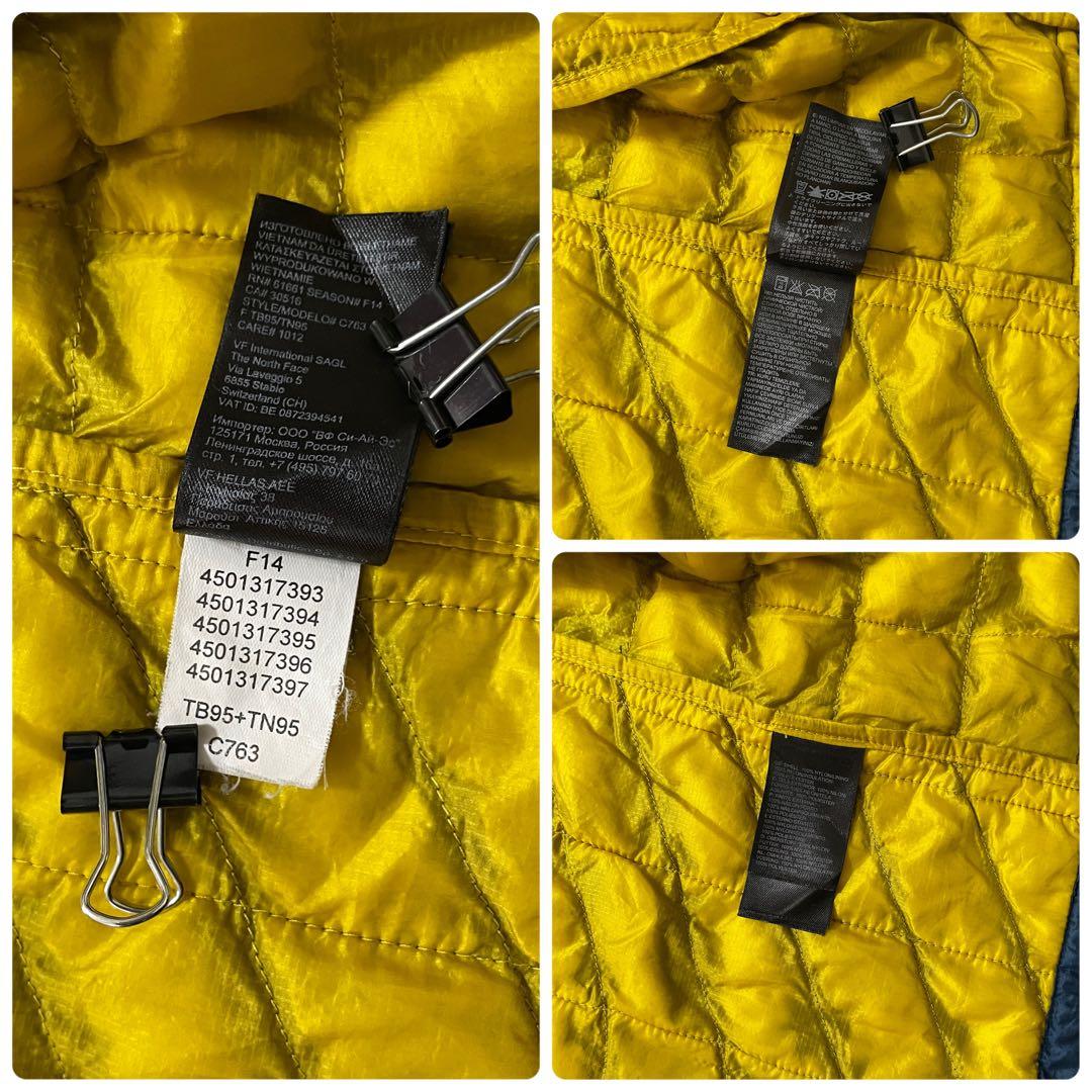 古着 THE NORTH FACE サーモボール ベスト XL ネイビー