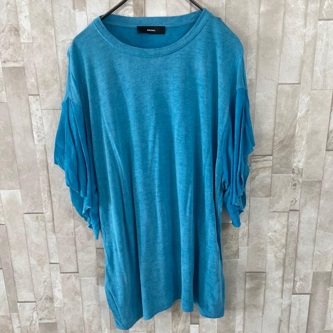 【美品】DIESEL 半袖Tシャツ サイズS ブルー