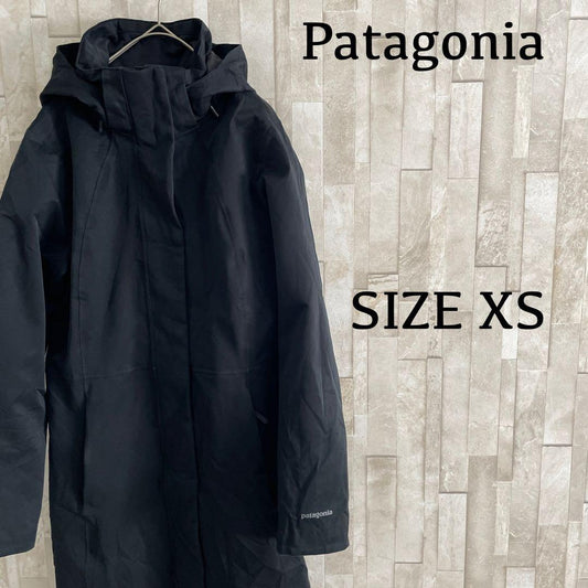 【美品】Patagonia ロングコート サイズXS ブラック