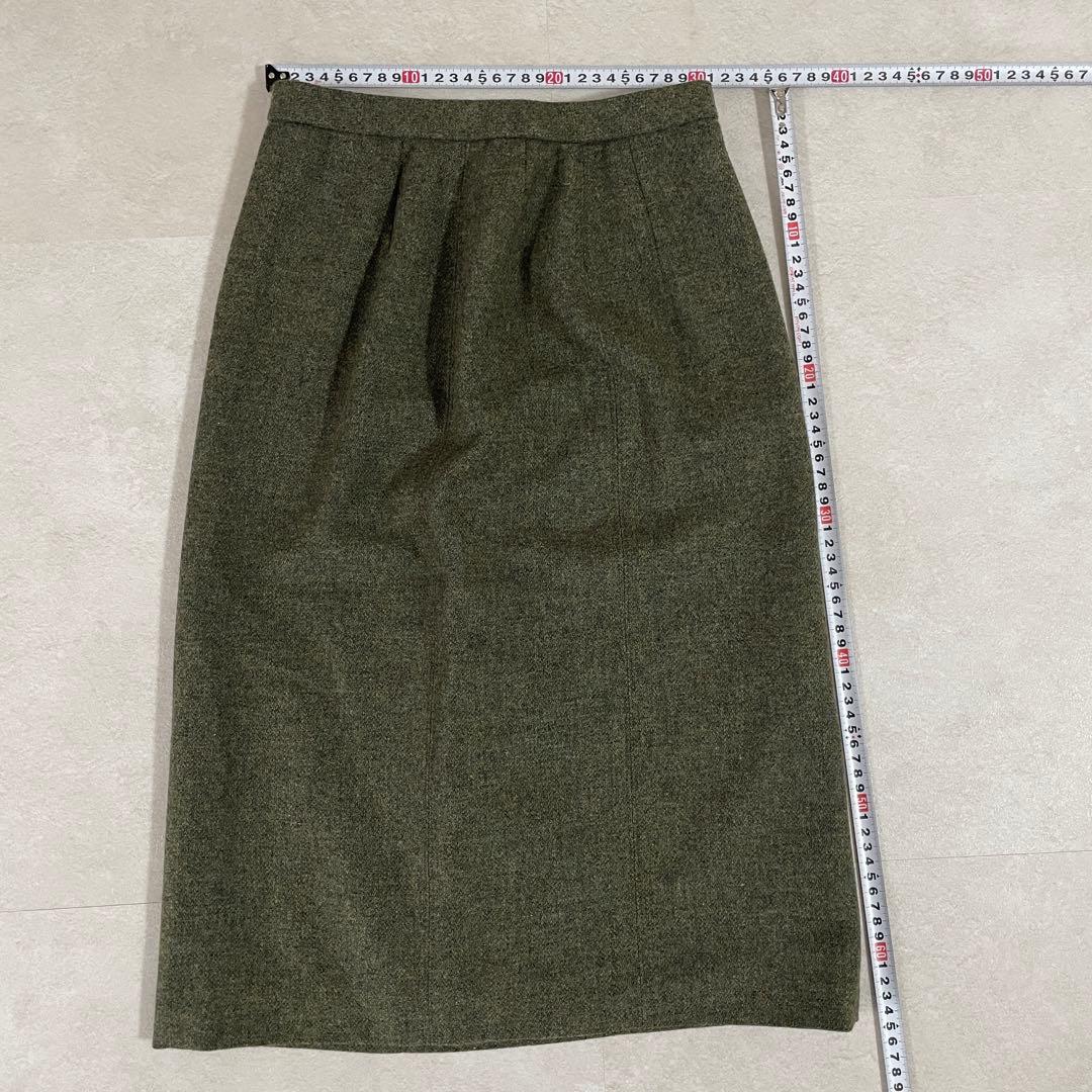 【美品】Leilian セットアップ SIZE 9 (M相当) カーキ
