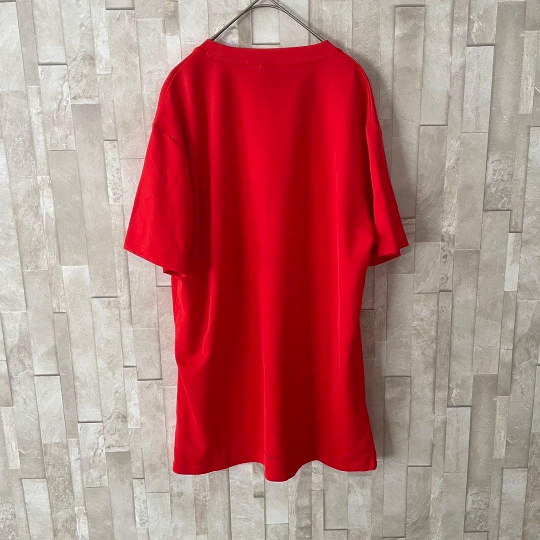 【美品】古着 adidas 半袖Tシャツ スポーツウェア 0サイズ レッド