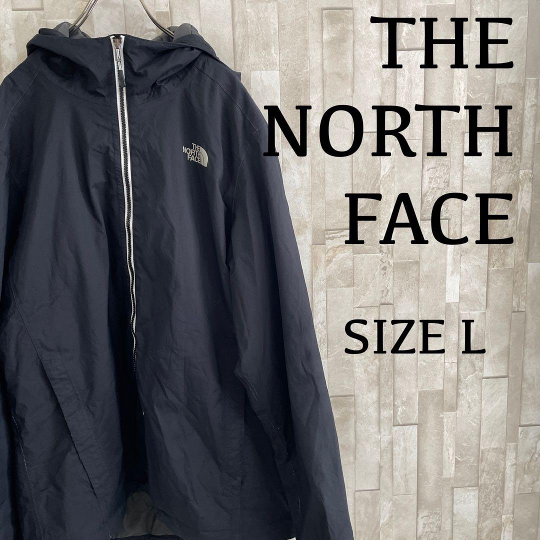 古着 THE NORTH FACE マウンテンパーカーHYVENT 紺色 L