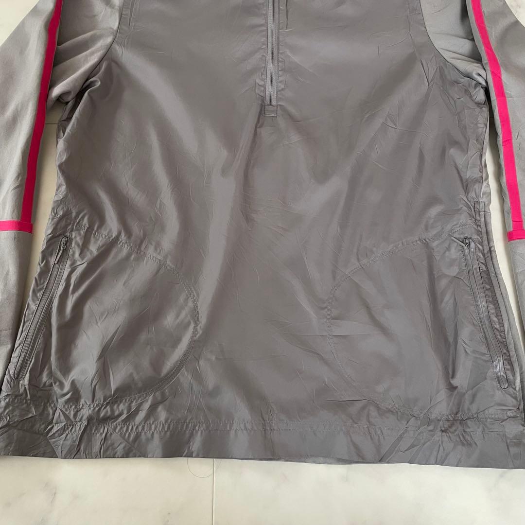 【美品】NIKEGOLF ゴルフウェア ナイロンジャケット グレー Mサイズ
