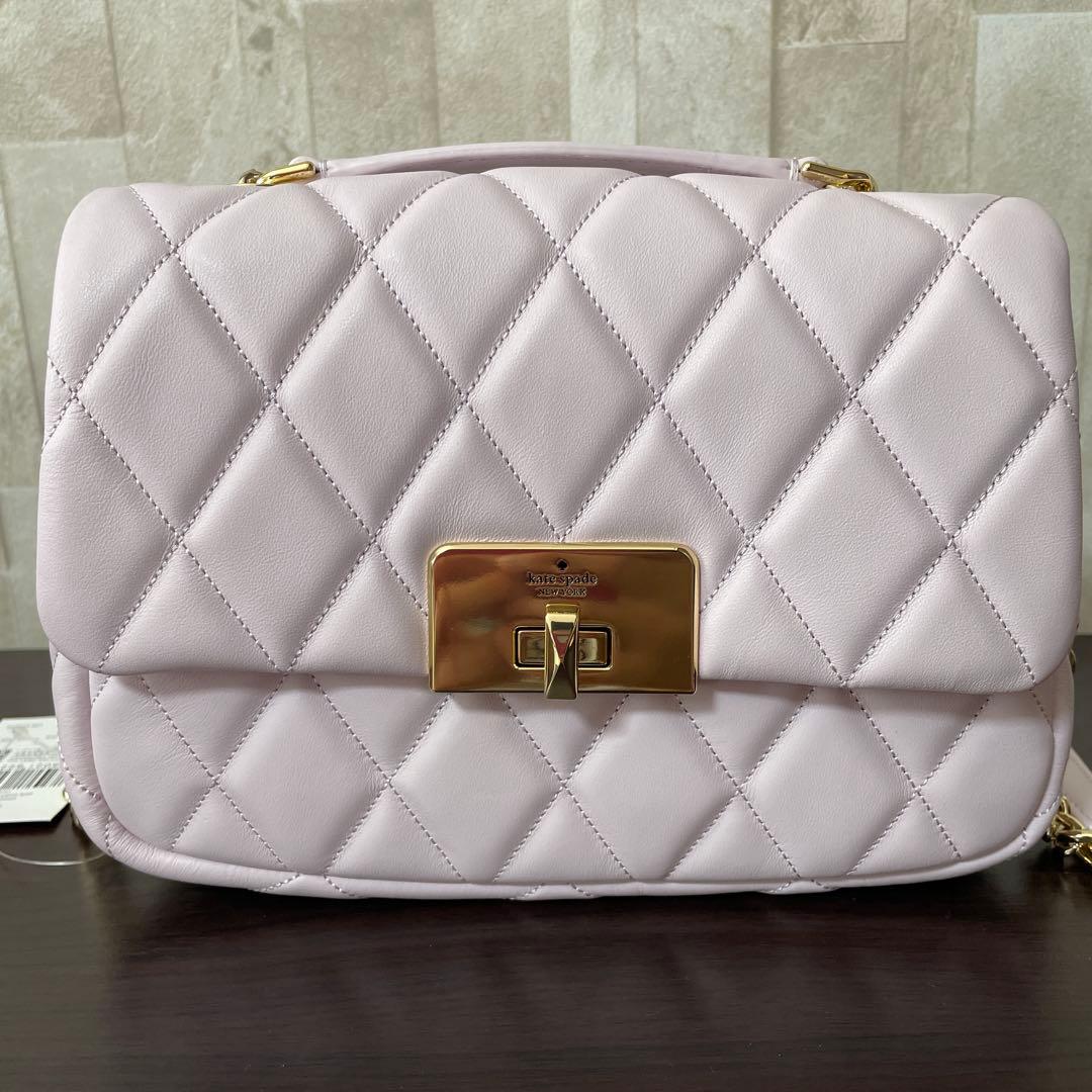【早い者勝ち】 訳あり新品 kate spade ショルダーバッグ 淡いパープル
