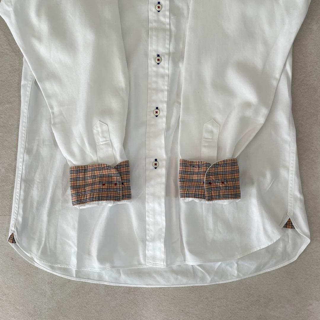【美品】BURBERRY BLACK LABEL長袖シャツ バーバリーチェック