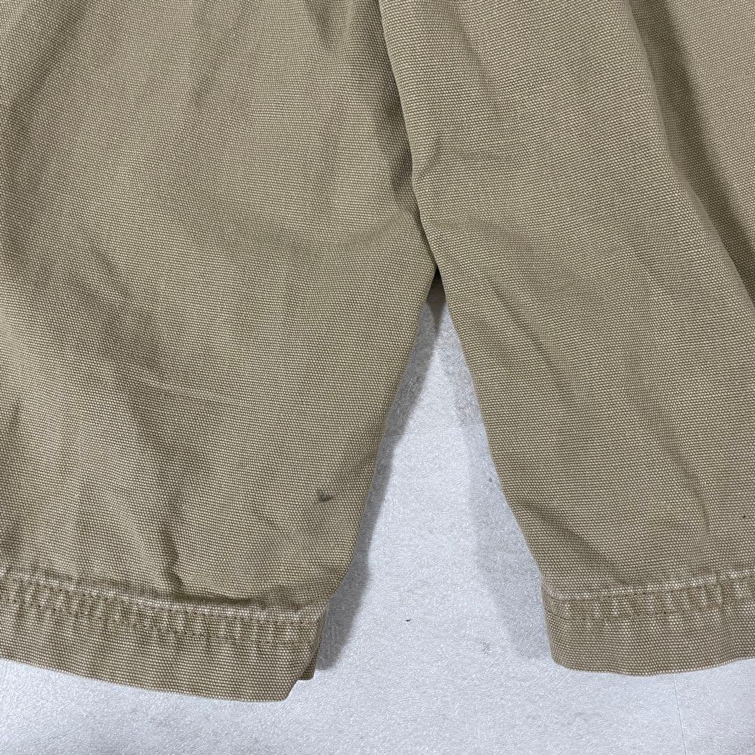 古着 carhartt ハーフパンツ サイズ3XL相当 ベージュ
