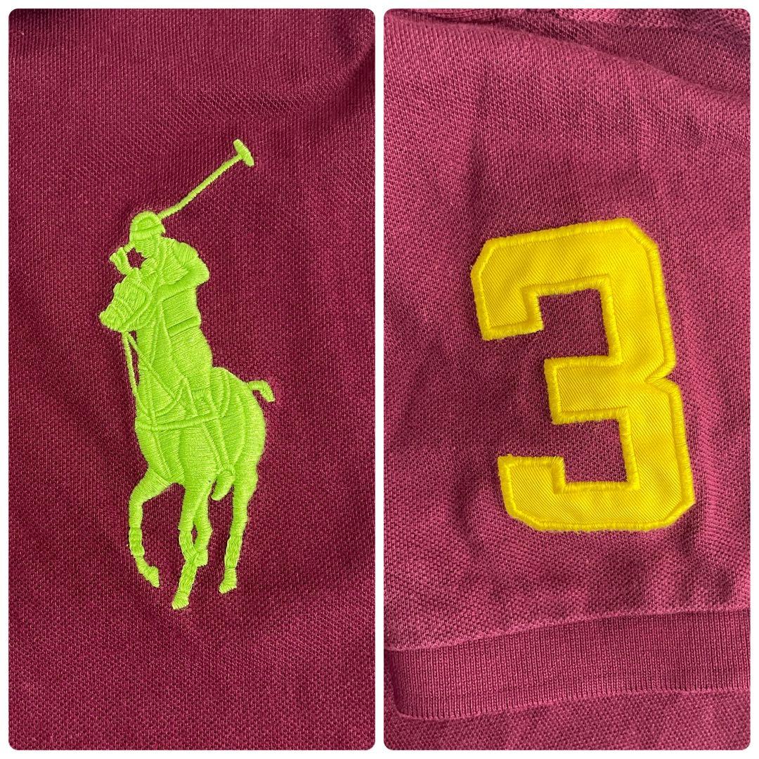 古着 POLO RALPH LAUREN 半袖ポロシャツ ビックポニー刺繍