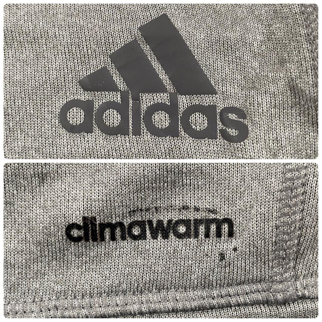 古着 adidas クライマウォーム プルオーバーパーカー ブラック2XL