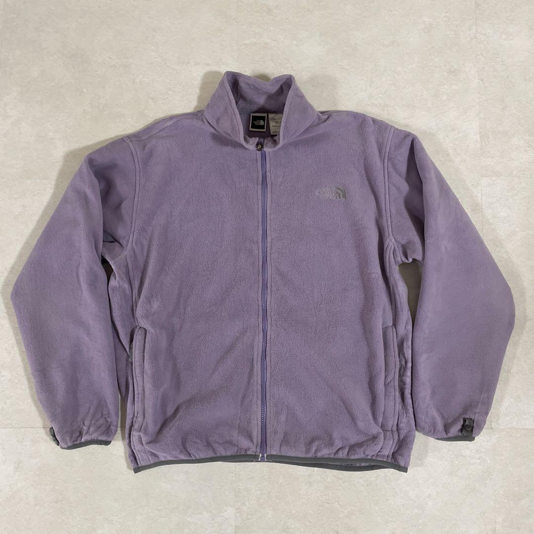 【美品】THE NORTH FACE ジップイン フリースジャケット L 紫色