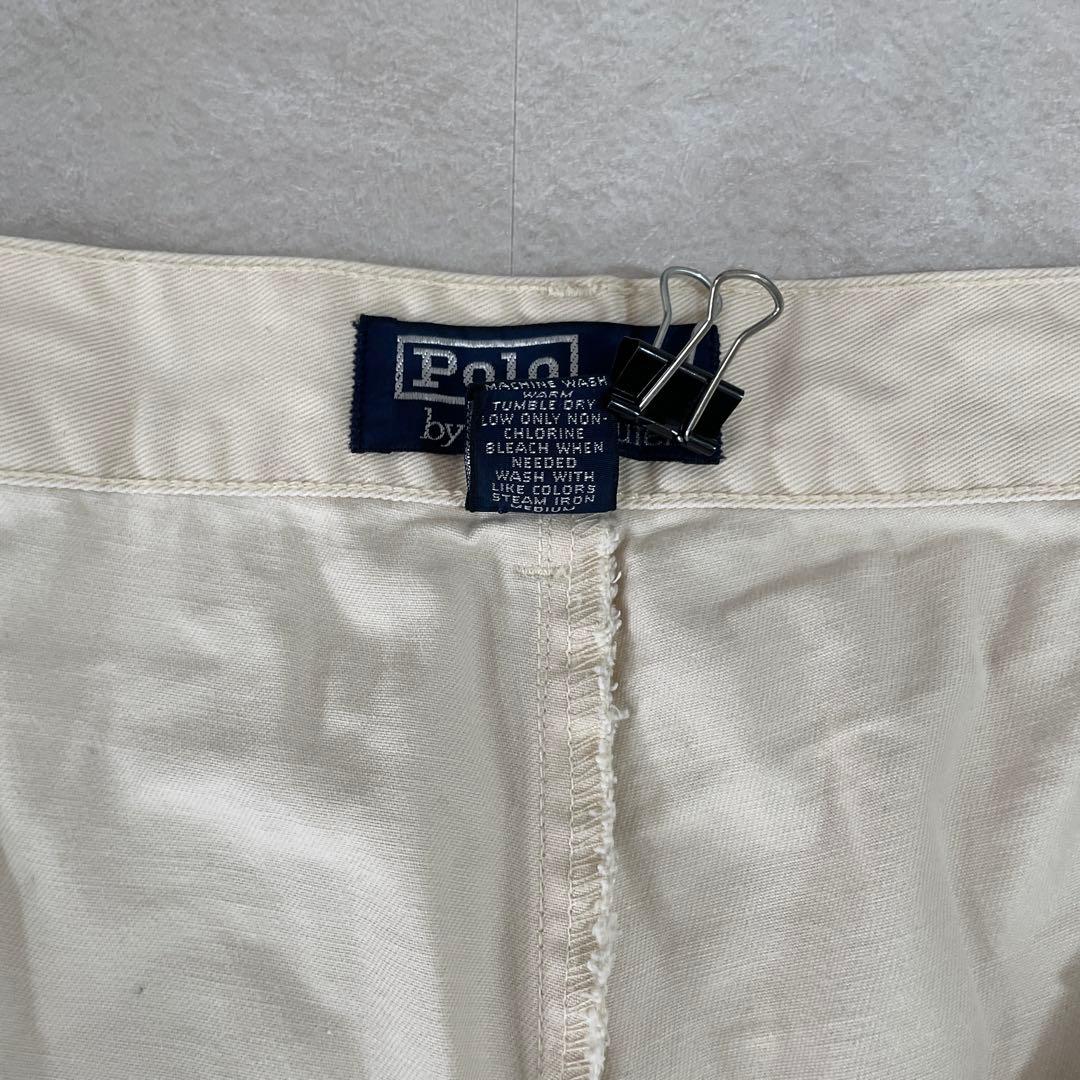 90s POLO RALPH LAUREN ポロチノ 初期タグ 40 クリーム