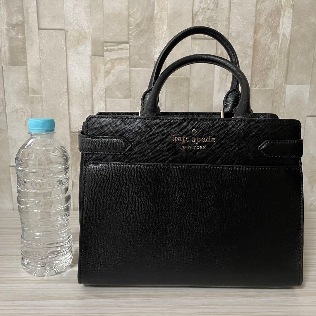 訳あり新品 kate spade ハンドバッグ ステイシー 黒