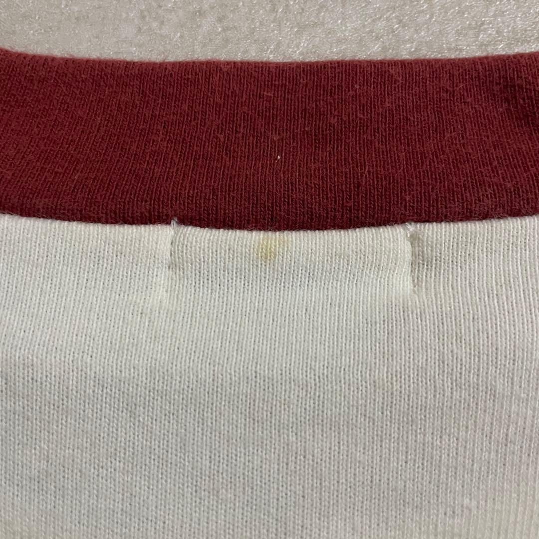 古着 Munsingwear 長袖トレーナー ビッグロゴ刺繍 マルチカラー