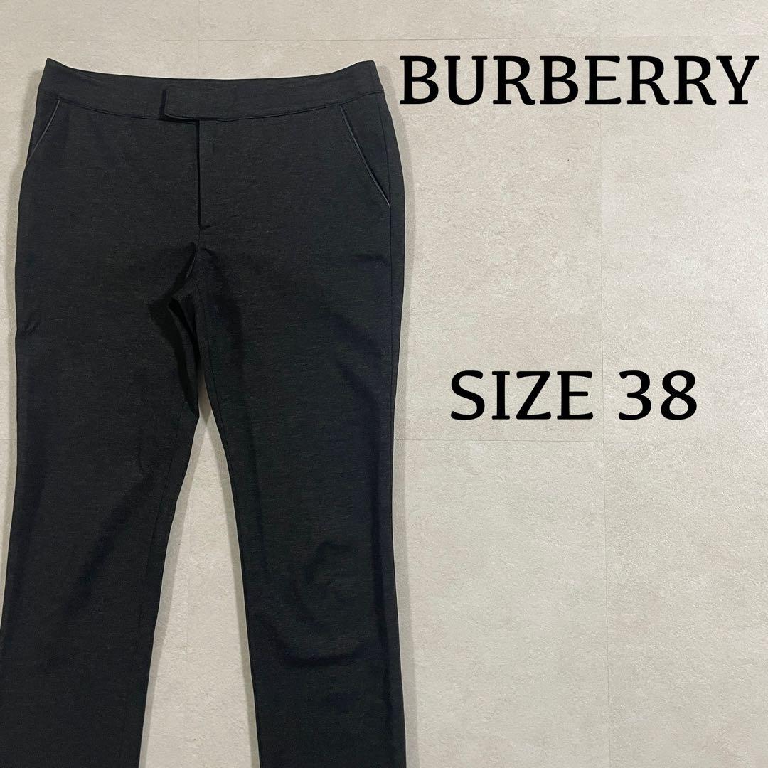 【美品】 BURBERRY LONDON カジュアルパンツ 日本製 ブラック