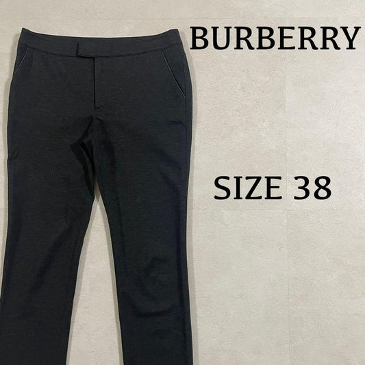 【美品】 BURBERRY LONDON カジュアルパンツ 日本製 ブラック