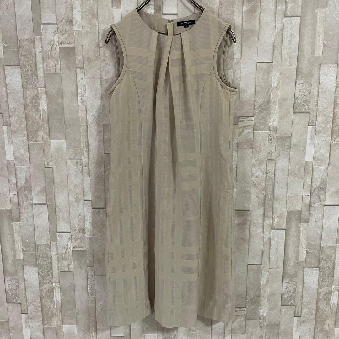 古着 BURBERRY LONDON ワンピース ノースリーブ 日本製