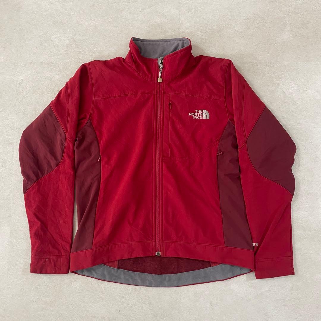 古着THE NORTH FACE ナイロンジャケット APEX ワインレッド